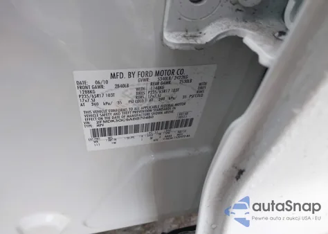 2010 Ford Edge Se z USA, uszkodzony, nr VIN 2FMDK3GC9ABB70480